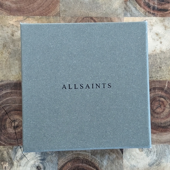 All Saints Scatter Crystal Hex Chain Necklace + Dust Bag New in Box ❤️ - Picture 3 of 10